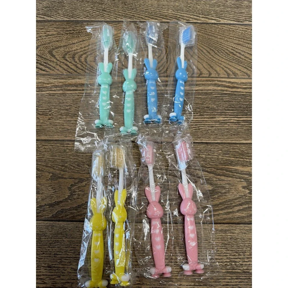 Kids Toothbrush Set 8 Pack | Soft Bristles Children's Toothbrushes for Gentle...